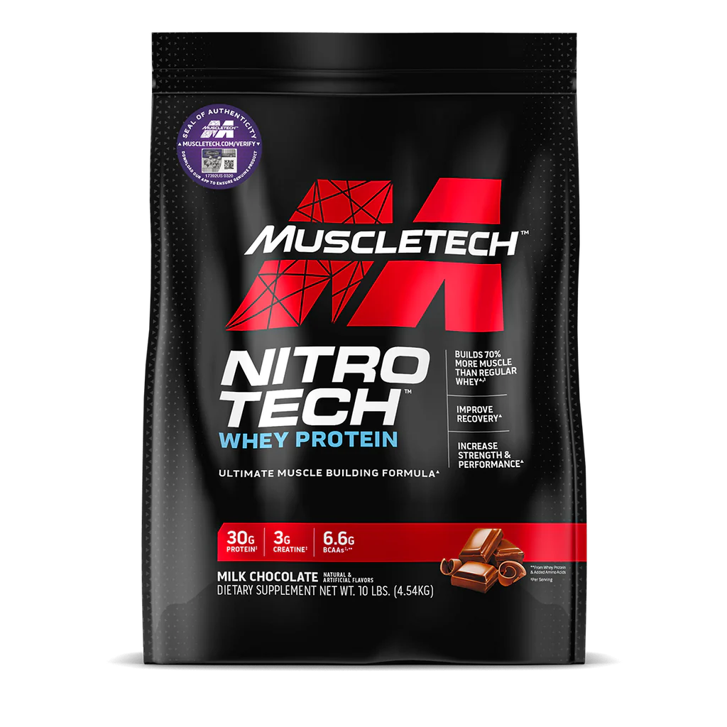 Muscletech NitroTech Whey 10 Lbs USA 